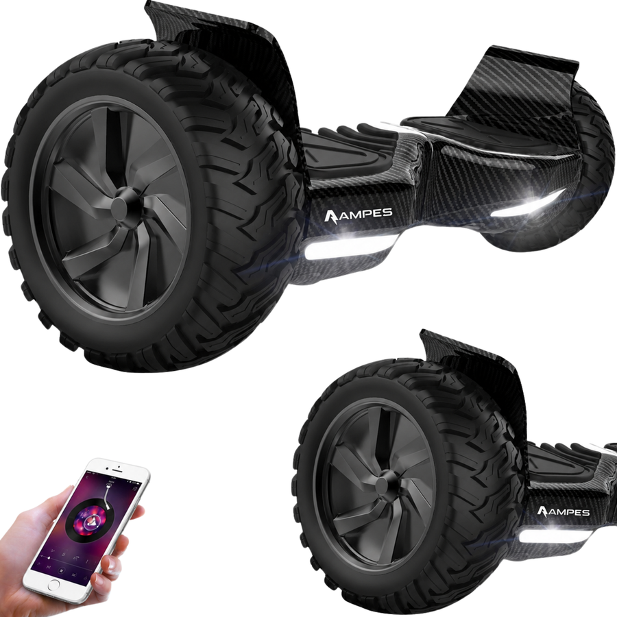 Hoverboard todoterreno 8,5 pulgadas Carbono