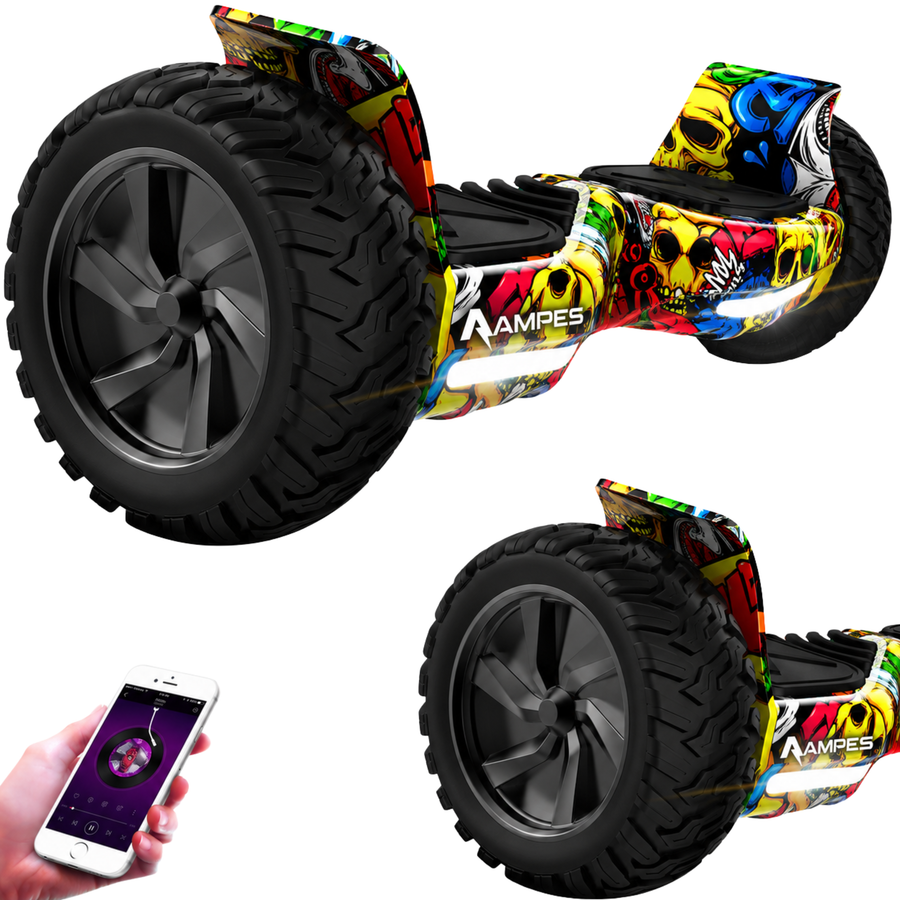 Hoverboard todoterreno 8,5 pulgadas Hip Hop