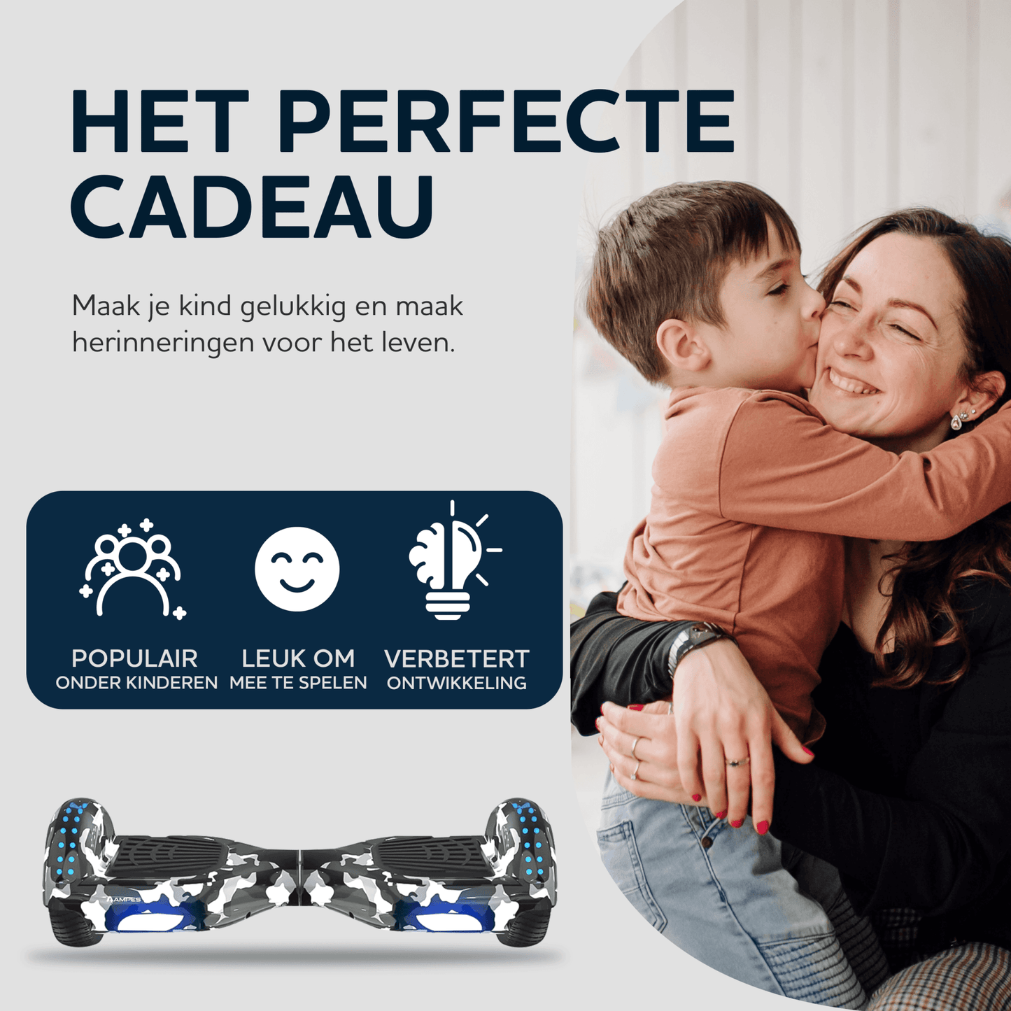 Ampes Hoverboard 6,5 inch Camouflage cadeau